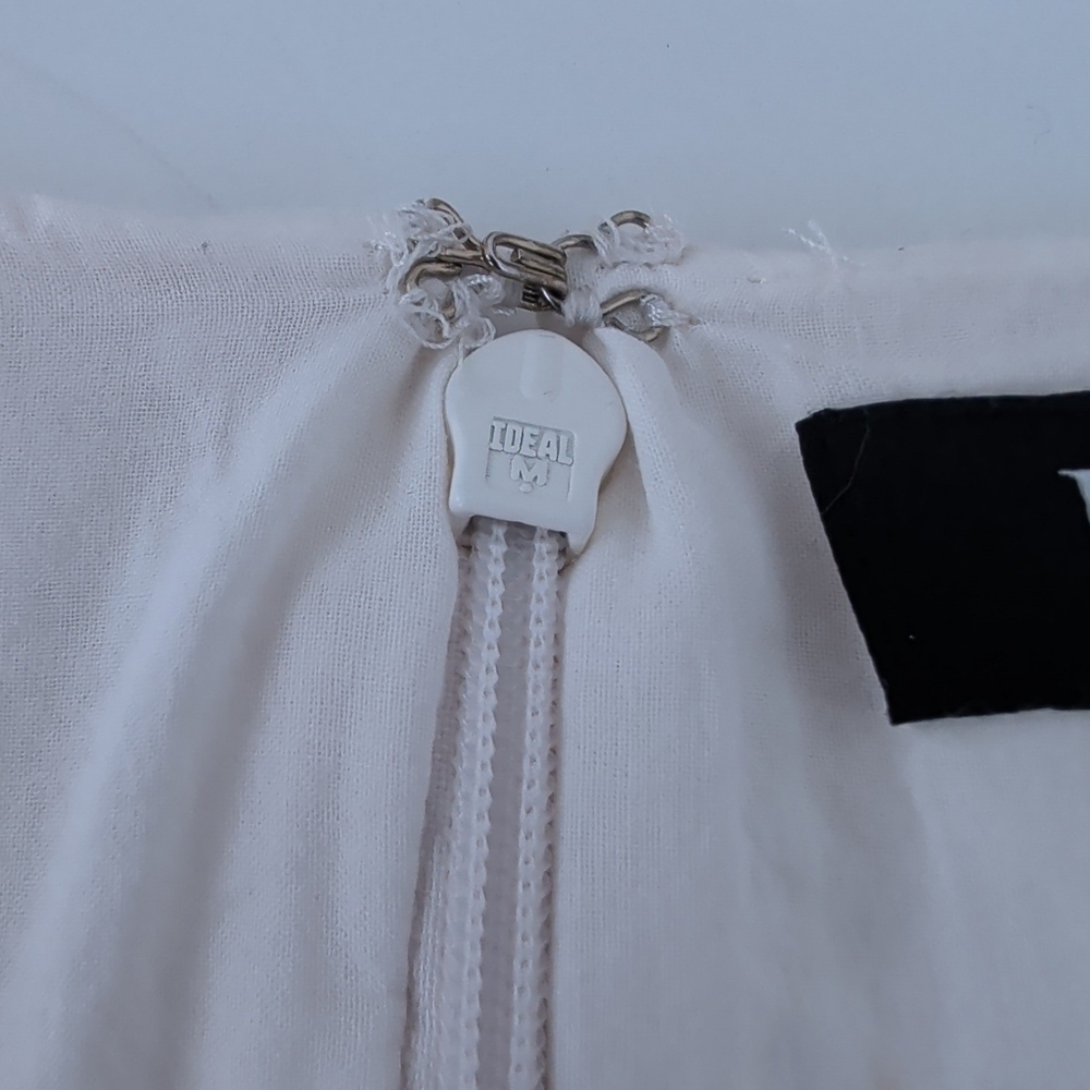 LAUREN Ralph Lauren White Eyelet Ruffle Sleeveless Midi Dress Size 12 Made India - Picture 10 of 15